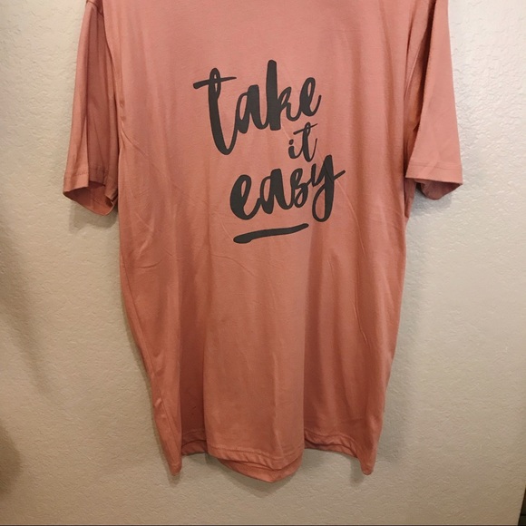 Take It Easy Blush Unisex Shirt - Picture 2 of 2